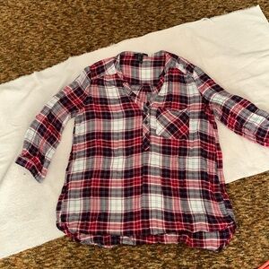 Forever 21 plaid tunic